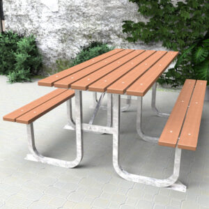 Standard picnic table