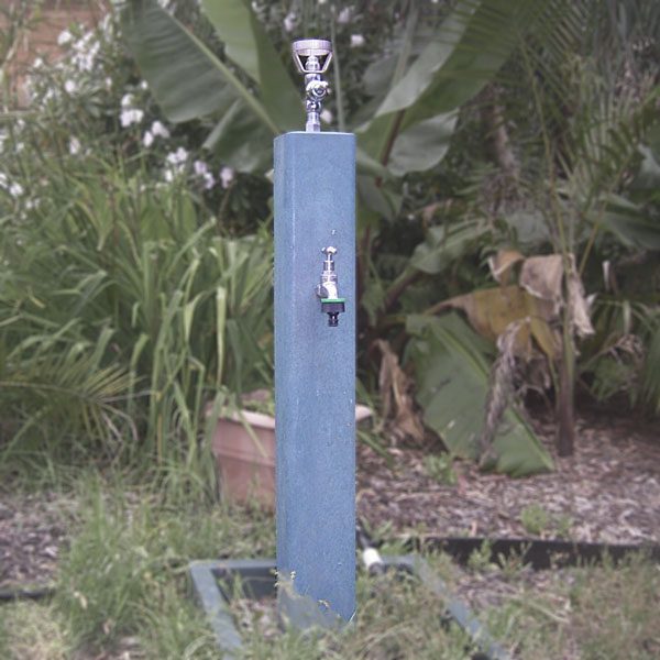Recycled plastic drinking fountain