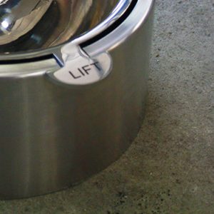 Stainless drinking fountain dog bowl