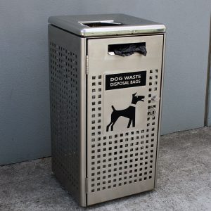 Bin Surround with built in dog bag dispenser