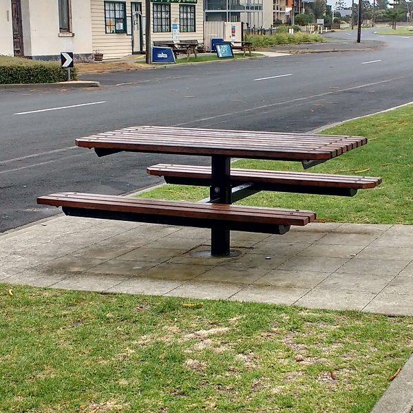 Heavy Duty Picnic Table Long, How Much Space Do You Need For A Picnic Table