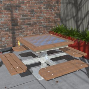 Chess Table for Outdoor Installation