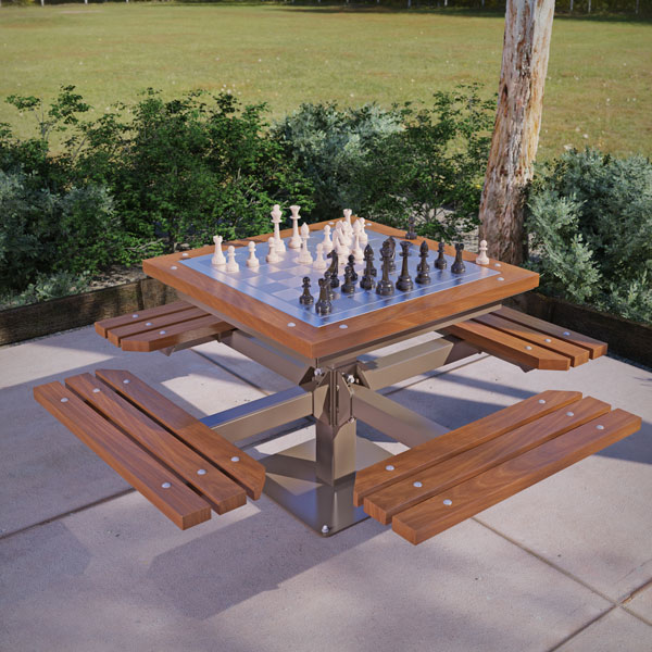 Outdoor Chess Table