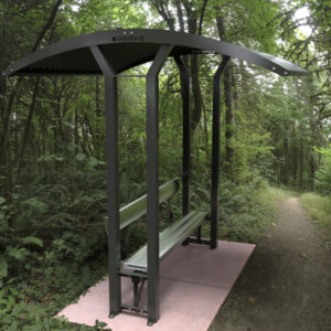 Sheltered Seat in Belanglo Forest