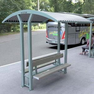 Double Sided Bus Stop Shelter in Bathurst NSW