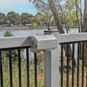 Fence Mounted Dog Bag Dispenser
