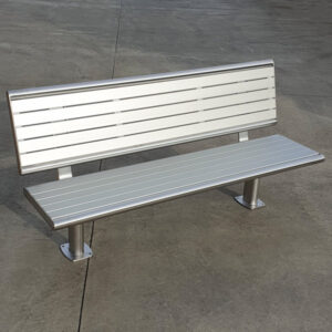 Park Seat with Aluminium Battens