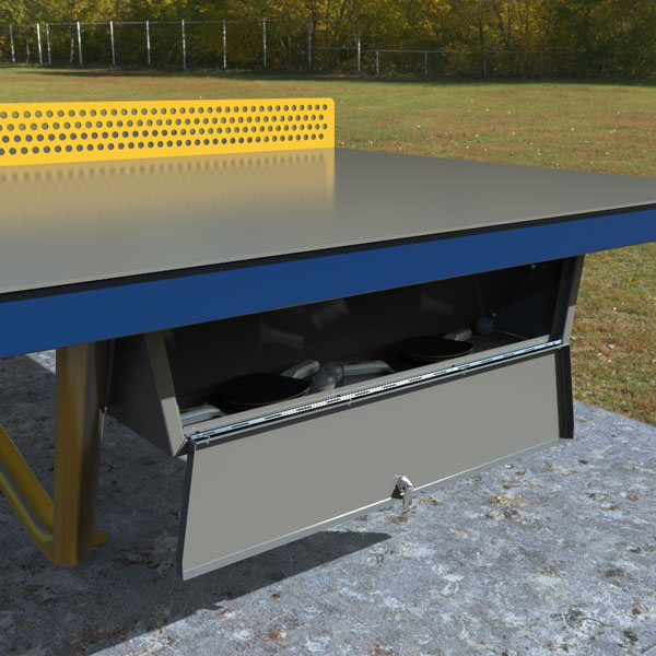 Anti vandal Outdoor Table Tennis Table, parks, schools, clubs