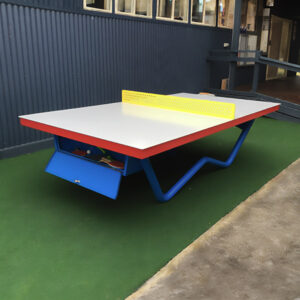 Outdoor Tennis Table with Storage Box