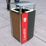 Infinity Bin Surround with Canopy and Enviroslat Side Panels