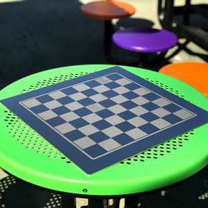 Chess board insert can be mounted to any table