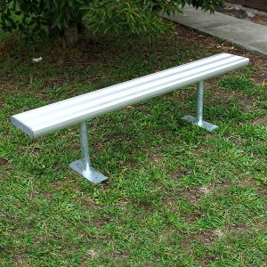 Aluminium park bench