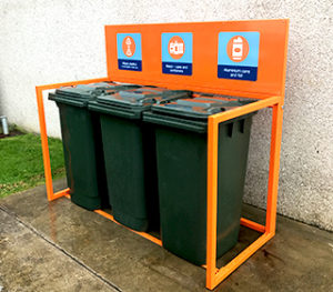 Wheelie bin corral