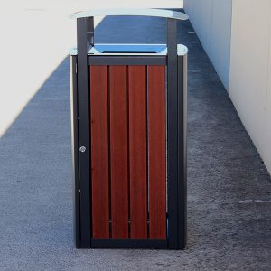 Deluxe Bin Surround with timber clad panels