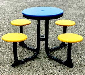 Recycled plastic 4 seat Satellite Picnic Setting