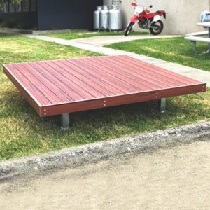Composite timber Avalon platform bench