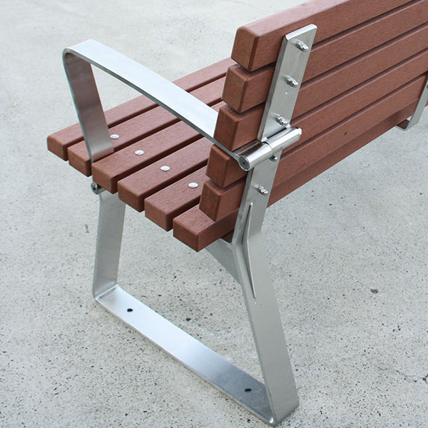 Kiama Free Standing Park Seat Detail