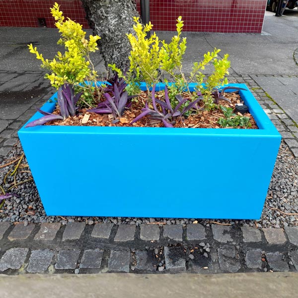 Powdercoated and Galvanised Mild steel planter