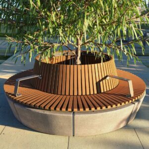 Tree Seat in a Business Park