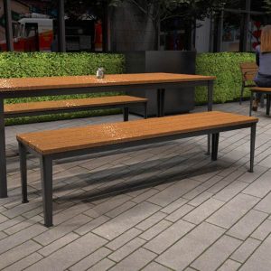 Glenelg Wide Bench and Table