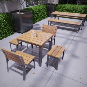 Redfern Courtyard with Heavy Duty Picnic Tables