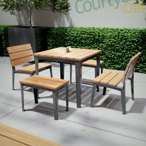 Square Picnic Setting in Courtyard Sydney