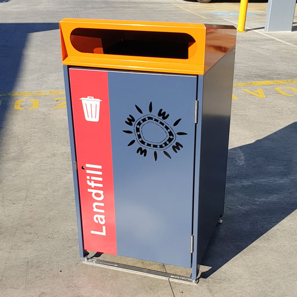 Powdercoated 800 Series with Sloped Cover
