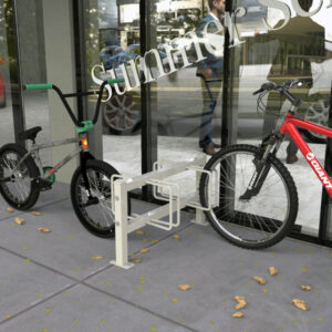 Double Sided Public Bike Rack