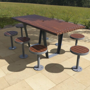 Park Table setting in Hinterland QLD