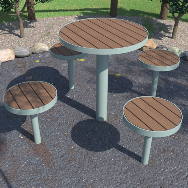 Inground Cafe Table Setting
