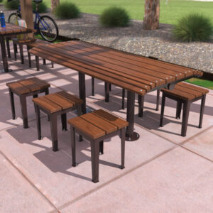 Picnic Table with Stools