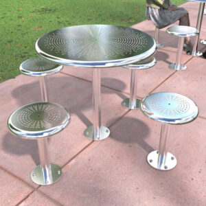Stainless Steel Cafe Setting
