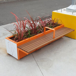 Planter with seat