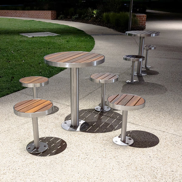 Four and Two Seat Outdoor Cafe Settings