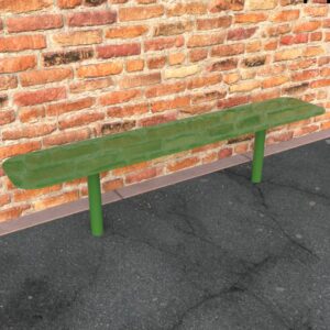 All Steel Park Bench