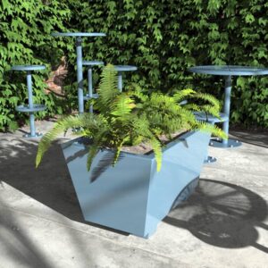 Tapered Steel Planter