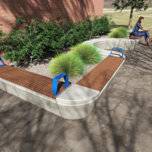 Large Modular Concrete Furniture