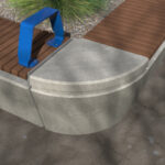 Curved Concrete Seating
