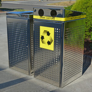 Stainless Steel Bins for coastal applications