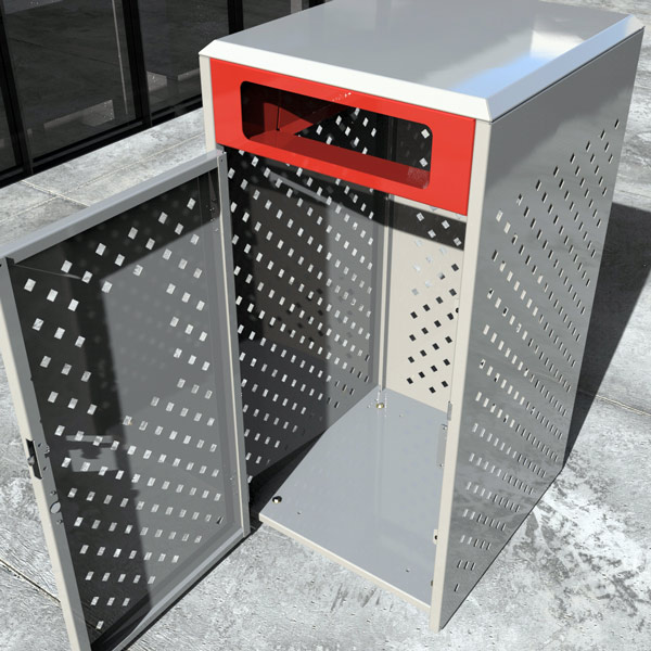 Bin surround with floor