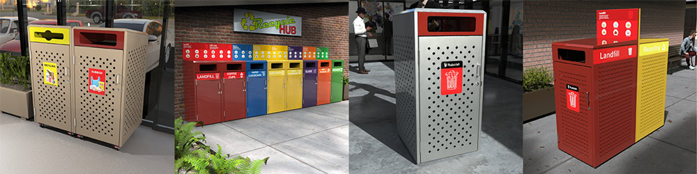 Multi Waste Bin Enclosures