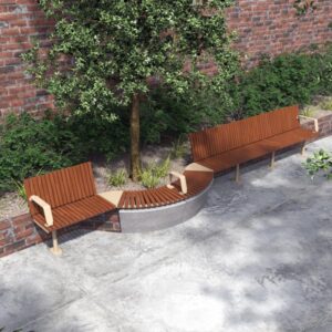 Seat/Curved Bench Combo