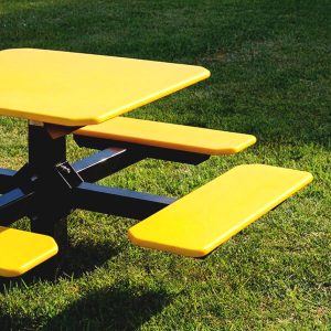 Heavy-Duty Outdoor Park Table Setting