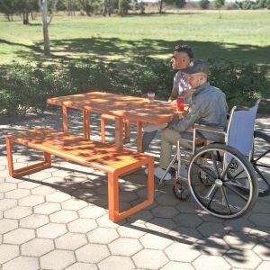 Werribee Zoo Wheelchair Accessible Table Setting