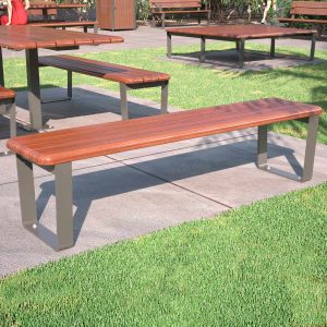 Park Bench with rounded edges