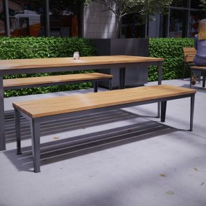 Glenelg Wide Bench and Table