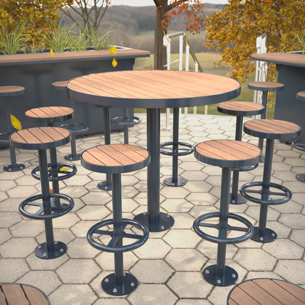 Hepburn Round Table Setting