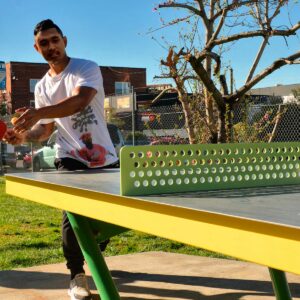 All Steel Outdoor Tennis Table