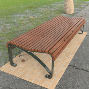 Wide Curved Profile Bench