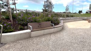 Modular Retaining Wall Seating